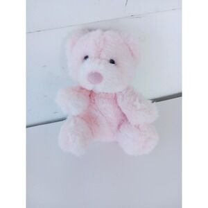 Vintage Applause Pink Bear With Rattle Sound Item#15122 Little Crumpets